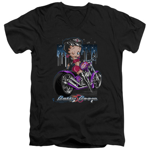 Image for Betty Boop V Neck T-Shirt - City Chopper