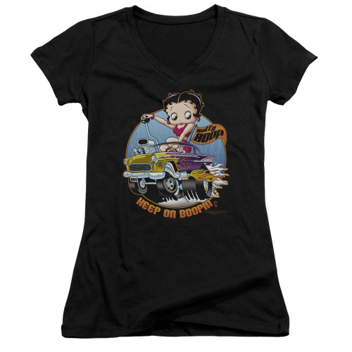 Image for Betty Boop Girls V Neck - Keep on Boopin