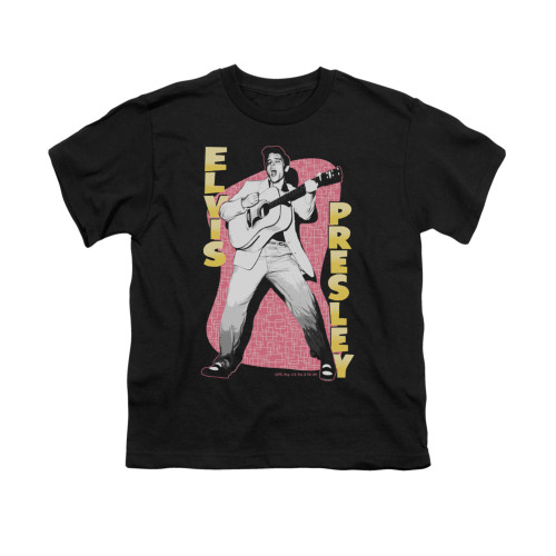 Elvis Youth T-Shirt - Pink Rock