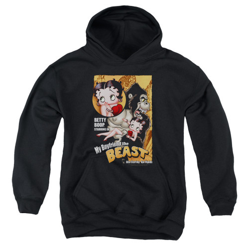 Image for Betty Boop Youth Hoodie - Boyfriend the Beast