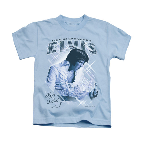 Elvis Kids T-Shirt - Blue Vegas