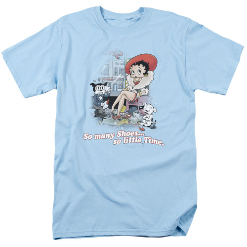 Image for Betty Boop T-Shirt - So Many Shoes