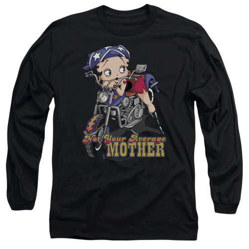 Image for Betty Boop Long Sleeve Shirt - Not Your Average Mother