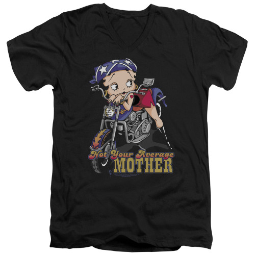 Image for Betty Boop V Neck T-Shirt - Not Your Average Mother