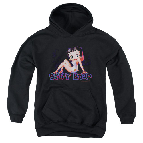 Image for Betty Boop Youth Hoodie - Glowing