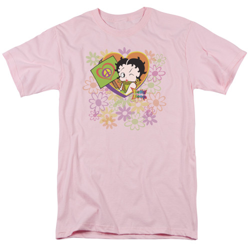 Image for Betty Boop T-Shirt - Peace Love and Boop
