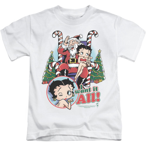 Image for Betty Boop Kids T-Shirt - I Want It All
