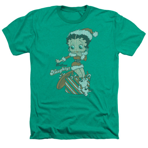 Image for Betty Boop Heather T-Shirt - Define Naughty