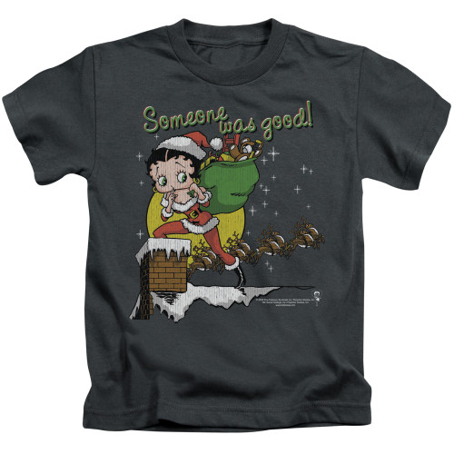 Image for Betty Boop Kids T-Shirt - Chimney