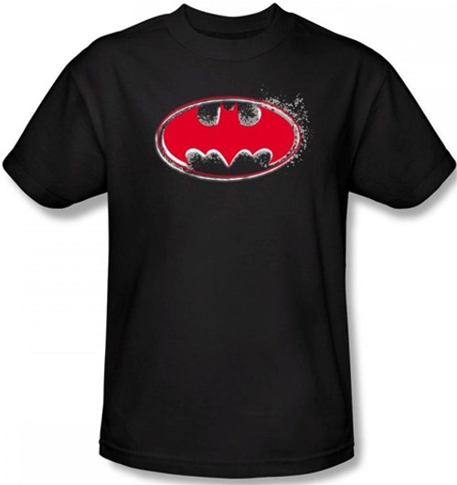 Batman T-Shirt - Hardcore Noir Bat Logo