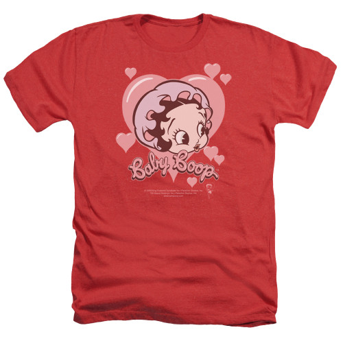Image for Betty Boop Heather T-Shirt - Baby Heart