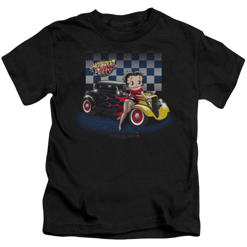 Image for Betty Boop Kids T-Shirt - Hot Rod Boop