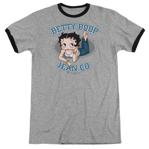Image for Betty Boop Ringer - Jean Co.