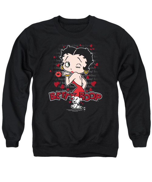 Image for Betty Boop Crewneck - Classic Kiss
