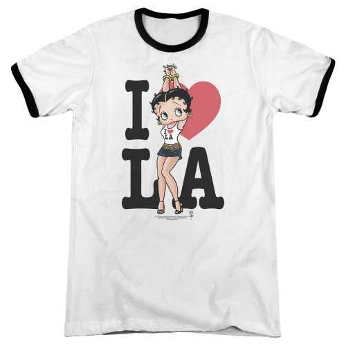 Image for Betty Boop Ringer - I Heart L.A.