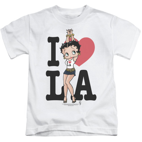 Image for Betty Boop Kids T-Shirt - I Heart L.A.