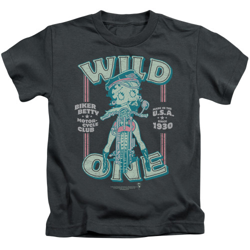 Image for Betty Boop Kids T-Shirt - Wild One