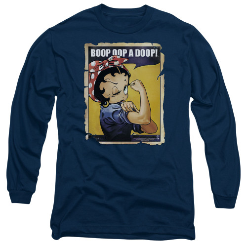 Image for Betty Boop Long Sleeve Shirt - Power