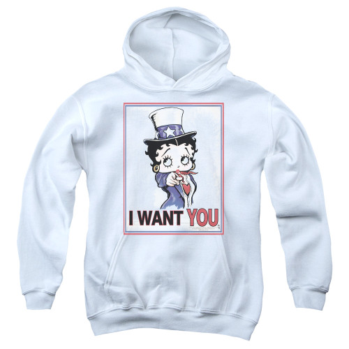 Image for Betty Boop Youth Hoodie - Auntie Boop