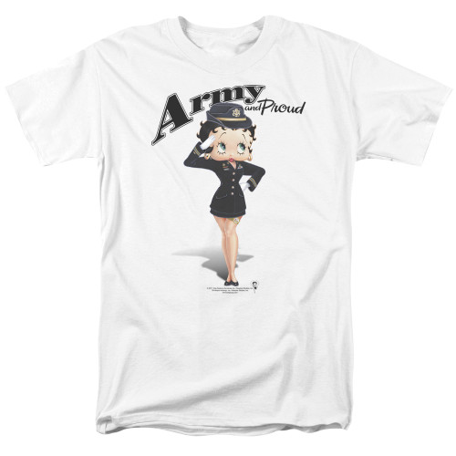 Image for Betty Boop T-Shirt - Army Boop