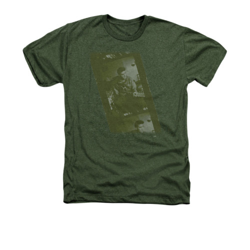 Elvis Heather T-Shirt - Army