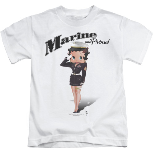Image for Betty Boop Kids T-Shirt - Marine Boop