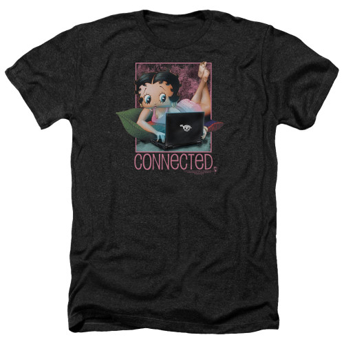 Image for Betty Boop Heather T-Shirt - Connected