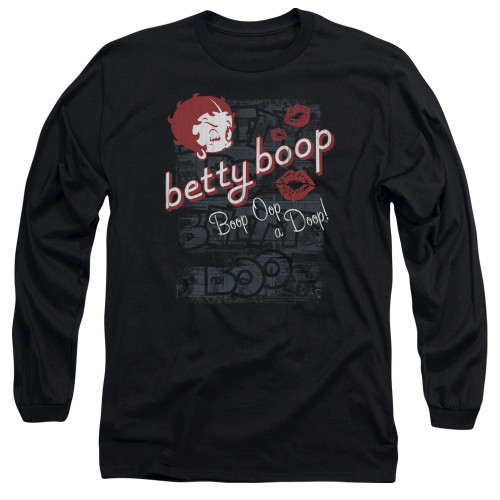 Image for Betty Boop Long Sleeve Shirt - Boop Oop