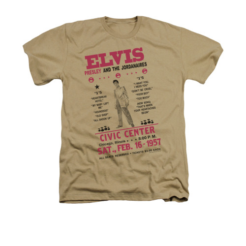 Elvis Heather T-Shirt - Jordanaires