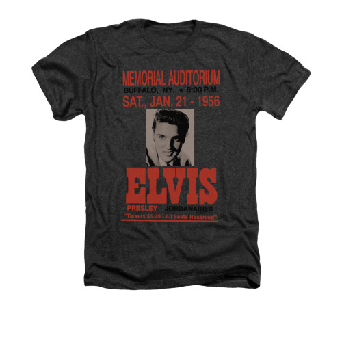 Elvis Heather T-Shirt - Buffalo 1956