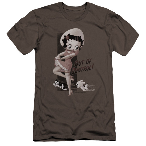 Image for Betty Boop Premium Canvas Premium Shirt - Out of Control