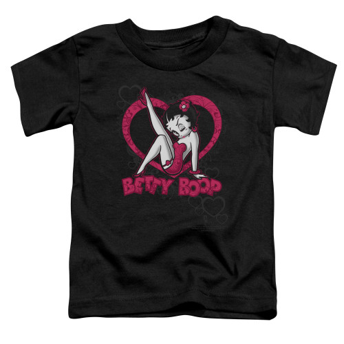 Image for Betty Boop Toddler T-Shirt - Scrolling Hearts
