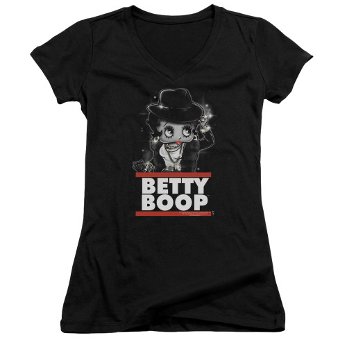 Image for Betty Boop Girls V Neck - Bling Bling Boop