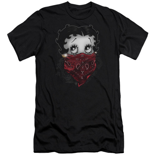 Image for Betty Boop Premium Canvas Premium Shirt - Bandana & Roses