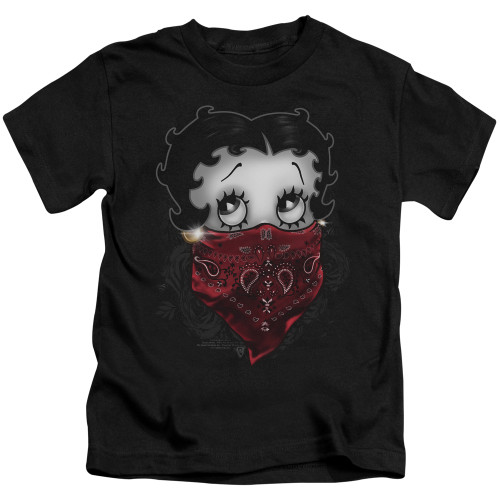 Image for Betty Boop Kids T-Shirt - Bandana & Roses