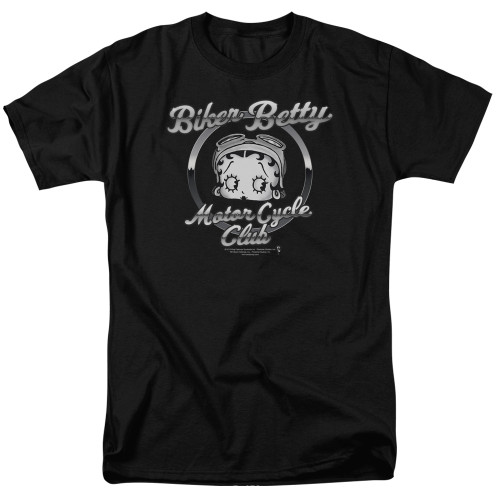 Image for Betty Boop T-Shirt - Chromed Logo