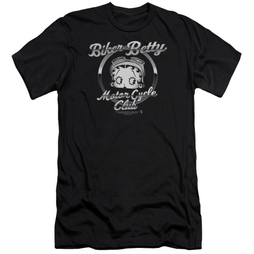 Image for Betty Boop Premium Canvas Premium Shirt - Chromed Logo