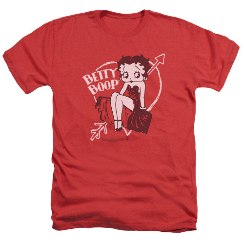 Image for Betty Boop Heather T-Shirt - Lover Girl