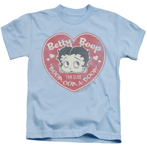 Image for Betty Boop Kids T-Shirt - Fan Club Heart