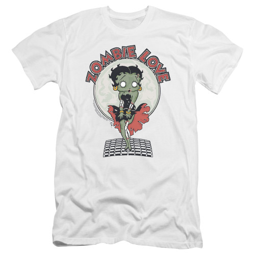Image for Betty Boop Premium Canvas Premium Shirt - Breezy Zombie Love