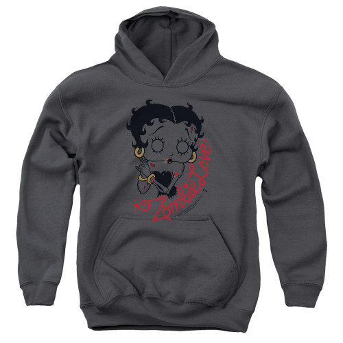Image for Betty Boop Youth Hoodie - Classic Zombie