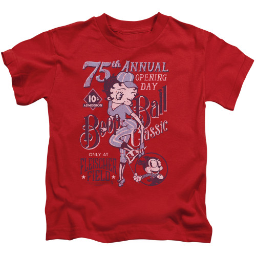Image for Betty Boop Kids T-Shirt - Boop Ball