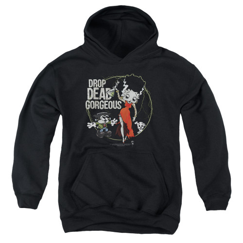 Image for Betty Boop Youth Hoodie - Drop Dead Gorgeous