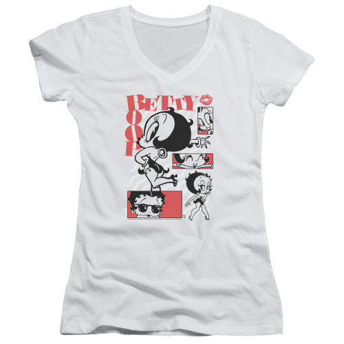 Image for Betty Boop Girls V Neck - Stylin' Snaps
