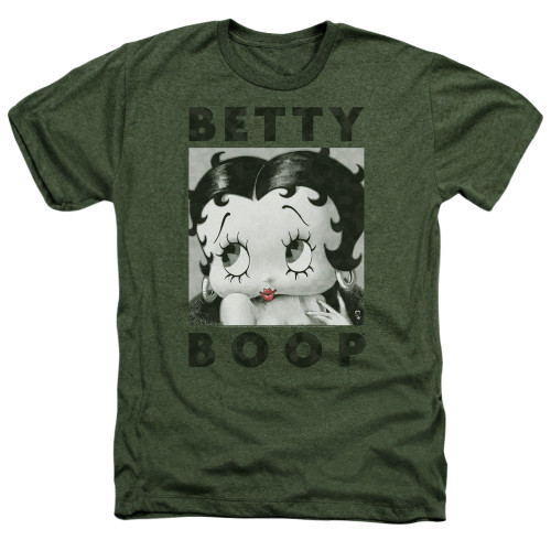 Image for Betty Boop Heather T-Shirt - Camo Gamour