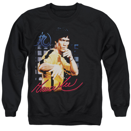 Image for Bruce Lee Crewneck - Yellow Jumpsuit
