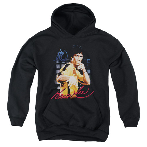 Image for Bruce Lee Youth Hoodie - Yellow Jumpsuit
