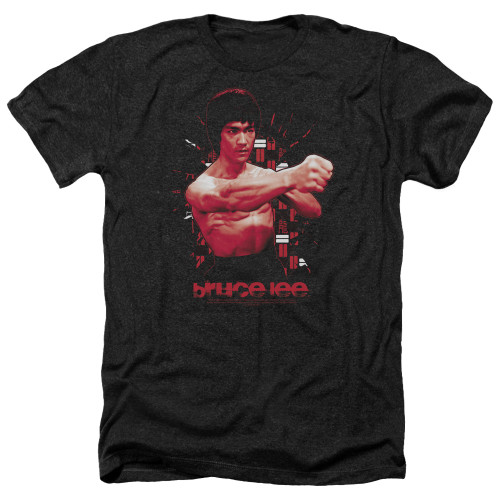 Image for Bruce Lee Heather T-Shirt - The Shattering Fist