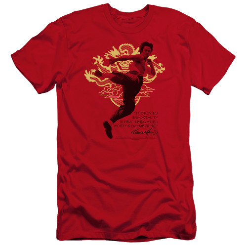 Image for Bruce Lee Premium Canvas Premium Shirt - Immortal Dragon