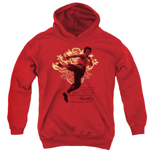 Image for Bruce Lee Youth Hoodie - Immortal Dragon